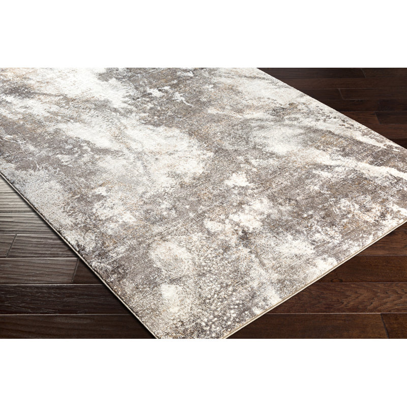 Wade Logan® Dundalk Performance Gray/Taupe Rug & Reviews Wayfair